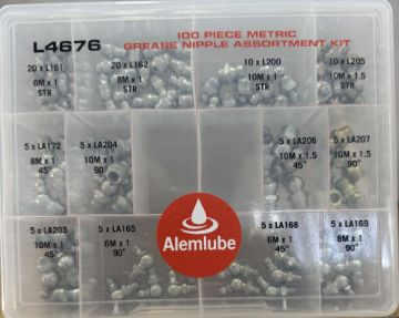 Picture of METRIC 101 pce GREASE NIPPLE ASSORTMENT L4676